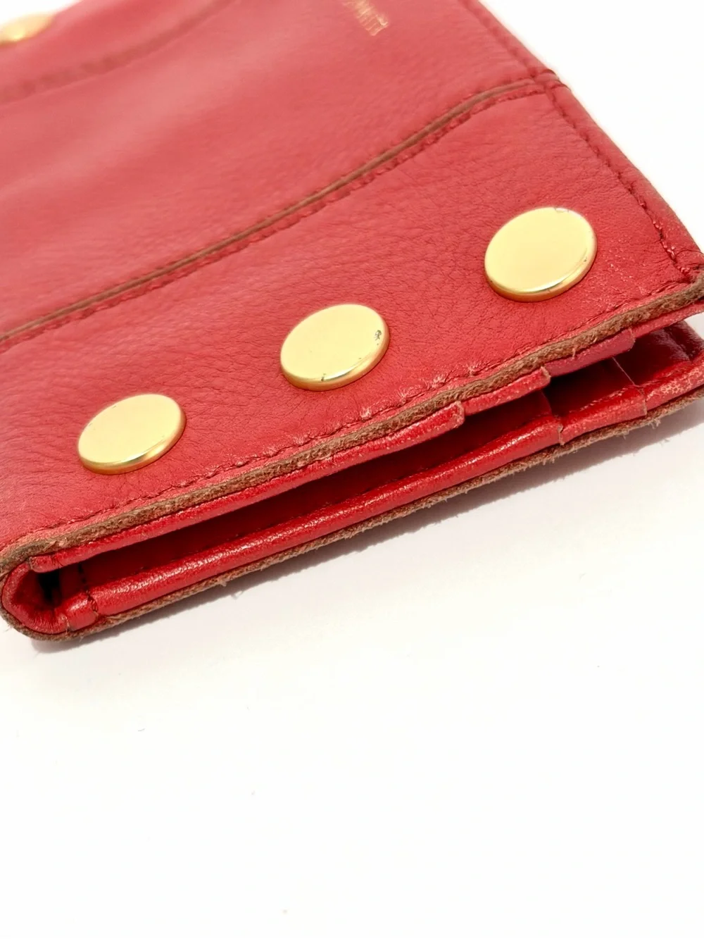 Hammitt 110 North Wallet In Limited Edition Winter Cherry with Brushed Gold